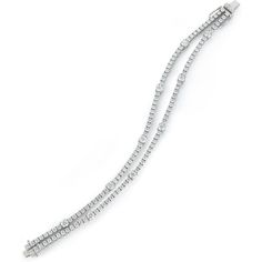 Sofer Jewelry - 2 Row Alternating Diamond Tennis Bracelet in 18K White Gold Timeless Diamond Bracelet With 17 Jewels And Baguette Cut, Timeless Baguette Cut Diamond Bracelet With 17 Jewels, Luxury Baguette Cut Diamond Accented Bracelets, Luxury Tennis Bracelet With Diamond Accents For Formal, Luxury Platinum Bracelet With Brilliant Cut, Luxury Platinum Bracelets With Brilliant Cut, Timeless Baguette Cut Diamond Bracelet With Jubilee Detail, Luxury Platinum Jubilee Tennis Bracelet, Dazzling Baguette Cut Diamond Bracelet For Formal Occasions