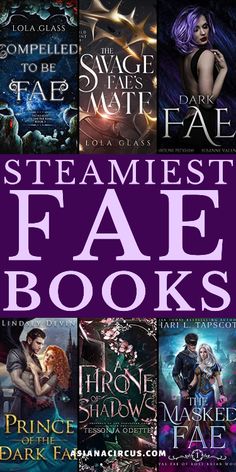 the cover to steamfest fab books is shown in purple and black with an image of