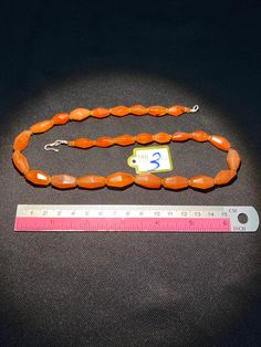 The beautiful orange color Himalayan carnelian beads mala necklace very smooth and shinny surface because of long passage of times using in prayer mala and in necklaces some gold color brass beads are used as spacers we provide fast and free shipping service world wide Spiritual Orange Carnelian Beaded Necklace, Spiritual Orange Beaded Necklaces With Oval Beads, Spiritual Orange Beaded Necklace With Oval Beads, Healing Carnelian Orange Beads, Beads Mala, Brass Beads, Carnelian Beads, Mala Necklace, Mala Beads