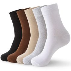 PRICES MAY VARY. High-Quality Crew Socks - Made of high-quality combed cotton. These womens cotton socks' breathability and moisture-wicking performance will keep your feet dry all day. Our premium material makes women's socks comfortable and breathable to protect your foot skin. Elastic Cuff and Smooth Toe - The ribbed cuffs of our thin socks have good elasticity, allowing the cuffs to stretch enough around the calf, but not be too tight. These long socks for women won’t slide down, shift or bu Aesthetic Socks, Socks Womens, Socks For Women, Women's Socks, Casual Athletic, Long Socks, Calf Socks, Athletic Socks, Fashion Toys