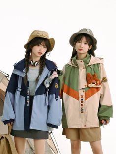 Judy & Nick Couple Camping Windbreaker Jackets - ntbhshop Fall Long-sleeve Windbreaker For Outdoor Activities, Fall Windbreaker For Outdoor Activities With Long Sleeves, Fall Long Sleeve Windbreaker For Outdoor Activities, Casual Patchwork Track Jacket For Outdoor, Long Sleeve Patchwork Windbreaker For Outdoor Activities, Long Sleeve Nylon Outerwear With Patchwork, Long Sleeve Patchwork Windbreaker For Outdoor, Outdoor Long Sleeve Patchwork Windbreaker, Outdoor Patchwork Long Sleeve Windbreaker