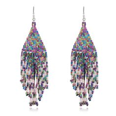 PRICES MAY VARY. Boho Rice Beads Tassel Earrings----Boho long rice beaded tassel earrings, handmade with eco-friendly high-quality beads, more beautiful when worn; even if you have long hair, our tassel pendant earrings will attract the audience's attention, make you the center of attention Multicolor Long Beaded Dangle Earrings-----Satisfy your fashion taste. Affordable price, exquisite quality. Memories of the moment when the lucky encounter brought you together. Earrings can bring your relati Beaded Dangle Earrings, Tassel Earrings, Earrings Jewelry, Earrings Handmade, Gifts For Women, Jewelry Gifts, Dangle Earrings, Rice, Drop Earrings