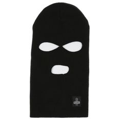 On those days when the winter wind tries to blow you back home, the 3 Hole Mask gives you full head, neck and face protection that doesn't restrict your mouth. The extended neck of this ski mask seals out the wind and the double-layer knit keeps you all kinds of warm. Black Balaclava For Cold Weather And Winter, Warm Winter Balaclava For Streetwear, Black Balaclava For Cold Winter Weather, Black Breathable Balaclava For Cold Weather, Winter Balaclava For Streetwear, Warm Black Balaclava For Cold Weather, Black Windproof Balaclava For Protection, Breathable Black Balaclava For Winter, Breathable Black Winter Balaclava