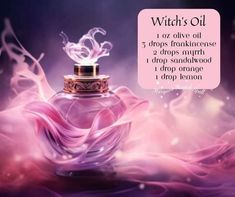 Ritual Oil Recipes, Magical Oils, Magick Oil, Anointing Oil