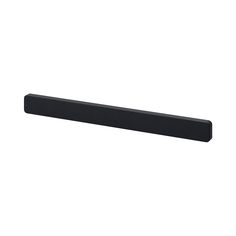 an image of a black sound bar on a white background