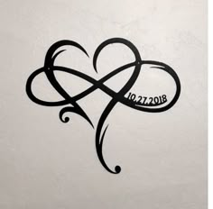 a black and white tattoo design with the word love on it