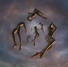 an image of people floating in the air