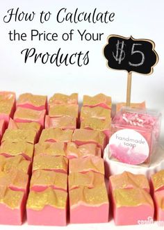 how to celebrate the price of your products with homemade soaps and marshmallows