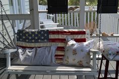 Flag On A Swing Galvanized Table, Lots Of Tomatoes, Trip To Washington Dc, Winter Feeling, Baking Scones, Front Porch Swing, Americana Aesthetic, Prairie Flower, Coffeehouse