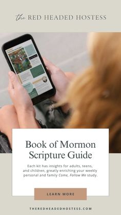 the red headed hostess'book of mormon scripture guide