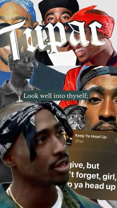 the cover of tupac magazine featuring two black men and one is wearing a bandana