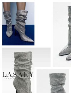 Lasaky – Chic Rhinestone-embellished Womens Ankle Boots with Pointed Toe and Stiletto Heel – Lasaky Fashion Boutique Elegant Winter Heels With Rhinestones, Elegant Rhinestone Heels For Fall, Fitted Rhinestone Heels For Winter, Elegant Sparkling Boots For Fall, Elegant Sparkling Heels For Winter, Elegant Fall Boots With Bling, Elegant Bling Boots For Fall, Elegant Sparkling Boots For Party Season, Chic Pointed Toe Boots With Bling