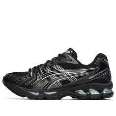 Asics Gel-Kayano 14 'Black Pure Silver' 1201A019-006 Asics Sporty Sneakers For Marathon, Sporty Asics Sneakers For Marathon, Functional Asics Jogging Sneakers, Functional Asics Sneakers For Jogging, Asics Gel Cushioned Functional Sneakers, Asics Functional Sneakers With Gel Cushioning, Asics Cushioned Sneakers For Marathon, Asics Sneakers With Gel Cushioning For Marathon, Asics Sneakers With Air Cushioning For Marathon