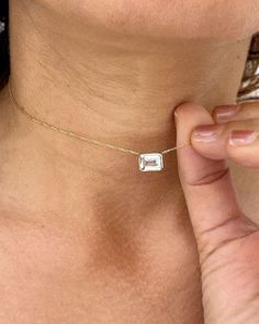 New! 14K Yellow Gold Emerald Cut Aquamarine Pendant and Gold Chain Bezel Set 3.00ct was just added to eBay. Check it out! #eBay #eBaySeller Bezel Necklace, Solitaire Necklace, Aquamarine Pendant, Emerald Pendant, Solitaire Necklaces, 14k Gold Necklace, Everyday Necklace, Natural Aquamarine, Chain Pendant