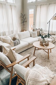 the instagram page for instagram com shows an image of a living room with white furniture