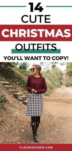 Women Christmas Picture Outfits, Womens Christmas Outfits For Pictures, Christmas Church Dress Women, Trendy Christmas Outfits 2022, Womens Holiday Outfits Christmas, Christmas Office Outfits Business Casual, Cute Casual Holiday Outfits, Rainy Christmas Outfit, Christmas Attire Holiday Parties