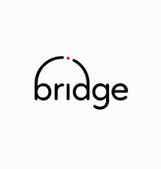 the bridge logo is shown in black and white