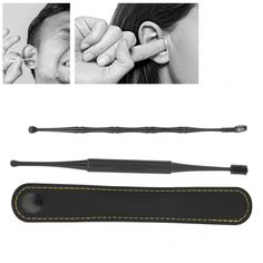 Feature: 1. Soft brush head, massage ear canal to remove residual earwax stuck to ear canal wall, deep cleaning your ears. Dual‑headed design rotates to clean large earwax in the external auditory canal, convenient and comfortable using. Massage Head, Head Massage