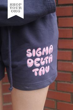 Sorority Names, Sorority Events, Bubble Letter, Big Little Reveal, University Tees, Letter Matching, Midnight Sky, Bubble Letters, Sorority Outfits