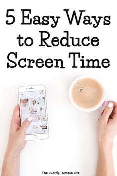 Limiting screen time is tough! Especially for adults. We could all use a digital detox from our phones, social media, video games, and more so that we can live in the moment and invest in the important relationships in our lives. These tips will give you ideas on how reduce screen time at home and explain the benefits. I challenge you to try it! #healthyliving #goals #screentime #goodlife via @mostlysimple1 Screen Free Activities, Detox Tips, Detox Plan, Simplifying Life