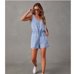 Vici Light Denim Romper. Size Medium Brand New With Tags. Casual Washed Blue Jumpsuits And Rompers For Summer, Light Blue Casual Jumpsuits And Rompers For Spring, Casual Light Blue Jumpsuits And Rompers For Spring, Casual Denim Blue Jumpsuits And Rompers For Day Out, Casual Denim Blue Jumpsuit For Day Out, Casual Denim Jumpsuit For Spring, Summer Washed Blue Denim Jumpsuit For A Day Out, Light Blue Denim Overall Jumpsuit For Summer, Casual Summer Denim Jumpsuit For Day Out