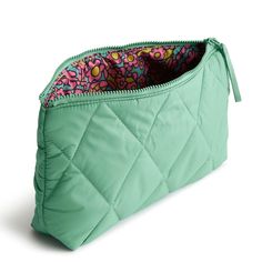 Stay organized and stylish wherever life takes you with our Medium Pouch. Whether you're jetting off on a weekend getaway or simply running errands around town, our pouch keeps your essentials close at hand and your style on point. Vera Bradley Medium Pouch in Green Quilted Pouch, Backpack Lunch Bag, Duffel Bag Backpack, Belt Purse, Toiletry Bag Travel, Mini Purse, Weekend Getaway, The Pouch, Stay Organized