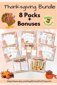 thanksgiving printables and activities for kids