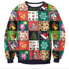 Does Xmas cheer grate on your nerves? We have thousands of
Ugly Christmas Sweater
�are all made from the best materials and are available unisex in an Adult Standard Fit. You can sort by size and color to find the perfect sweater. All products are made to order and printed on-demand to the best standards available.
Product details:
High quality:
Made from the best materials which is 100% polyester wool.
Color:
With the vivid combination of colors, these items will not only easy to mix and match Christmas Stitching, Christmas Tree Ugly Sweater, Elf Funny, Lit Outfits, Christmas Sweater Men, Loose Pullover, Knit Sleeve, Women Sleeve, Ugly Sweater