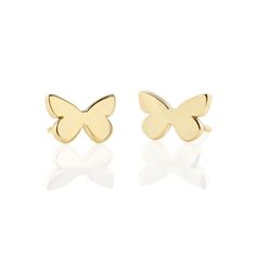 These elegantly simple butterfly stud earrings come in 18K gold vermeil and sterling silver. Purchase these butterfly earrings for your next summery event! Symbol For Endurance, Mens Diamond Stud Earrings, Subject Of Art, Simple Butterfly, Butterfly Stud Earrings, Gift Inspo, Platinum Wedding Rings, Butterfly Earrings Stud, Earrings Studs