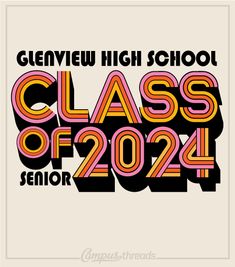 the class of 2021 poster is shown in black and white, with colorful lettering on it