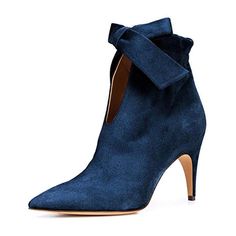 Booties Dress, Kitten Heel Ankle Boots, Ankle Dress, Bow Shoes, Cute Bow, Synthetic Rubber, Boots For Women, Cute Bows, Kitten Heel