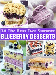 the best ever summer blueberry desserts are in this roundup and they're delicious