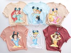 Disney Birthday Shirts For Family Princess, Disney Mommy To Be Shirts, Disney Themed Matching Vacation Shirts, Disney Princess Bridesmaids Shirts, Mama Mouse And Mini Mouse Shirts, Frozen Matching Shirts Disney, Disney Princess Shirts For Mom, Mini Mouse Mommy Shirt, Disney Character Shirts Family