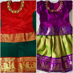 Traditonal indian wedding depicted in the border. ( marriage scenes of king rama and sita beautiful depicted in the border). So your little one will enjoy wearing this . Cotton inner lining for skirt and top makes it comfortable to wear. The top/ blouse can be customized in any pattern you like . For customization of size pattern, material and colour you leave a message in the convo. I will get back to you. Its a pure kanchipuram silk with pure zari border . Small bodice is attached to the skirt Green Lehenga With Self Design For Puja, Green Sets For Navratri Traditional Ceremonies, Green Sets For Navratri Ceremonies, Festive Green Choli For Festivals, Celebration Green Dress With Pallu, Green Choli With Traditional Patterns For Ceremonies, Green Set With Pallu For Navratri, Green Sets With Pallu For Navratri, Green Bollywood Choli With Traditional Patterns