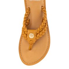 We're loving adorable braids in every shape and size. Refresh your basic flat sandals with the DEVINA flip-flops, featuring double strap plaits, made in an ultra soft faux leather, with a signature logo stud at the center. Toe: round Heel Height: .5 inches Platform Height: .5 inches Materials: faux leather Insole: memory foam Outsole: rubber Casual Shoes Women Sneakers, Pretty Sandals, Shoe Designs, Flat Slippers, Fashion Slippers, Flat Slipper, Women Sneakers, How To Make Shoes, Shoe Show