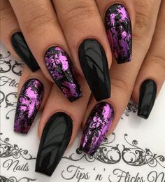 Shape Nails, Nails Stiletto, Purple Nail Designs, New Nail Designs, Purple Nail, Latest Nail Art, Super Nails, Ideas Nails