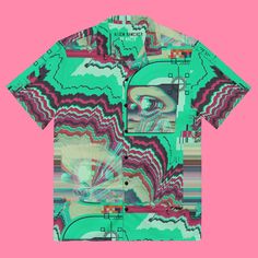 Step into the Cosmos with the "Alien Rancher" Hawaiian Shirt 🌌🤠 Meet your new favorite summer shirt! The "Alien Rancher" Hawaiian Shirt combines cool, interstellar style with exceptional comfort. Its featherlight and moisture-wicking material ensures you stay comfortable even on the hottest days, making it perfect for raves, festivals, and any summer adventure. 🎨 Key Features: All-Over Art Print: "Alien Rancher" is a vibrant digital artwork blending the wild west with the cosmos. Featuring a Green Collared Shirt With All Over Print, Pink Graphic Design Shirt For Summer, Green Short Sleeve Shirt With Graphic Design, Retro Graphic Design Shirt For Summer, Green Top With All Over Print And Camp Collar, Green Collared Tops With Graphic Print, Green Collared Top With Graphic Print, Fitted Green Shirt With Camp Collar, Pink Graphic Print Button-up Shirt