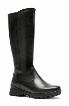 La Canadienne Love Waterproof Boot (Women) | Nordstromrack Classic Waterproof Boots With Medium Width, Classic Waterproof Boots Medium Width, Waterproof Leather Rain Boots, Waterproof Wide Calf Boots With Round Toe, Wide Calf Waterproof Boots With Round Toe, Waterproof Knee-high Winter Boots, Black Waterproof Lace-up Walking Boots, Knee-high Waterproof Leather Boots, Waterproof Ankle-high Boots Medium Width