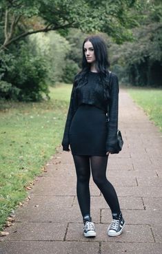 Style Gothic, Looks Black, Fashion Blogger Style, Black Outfits, Black Women Fashion, Mode Inspo