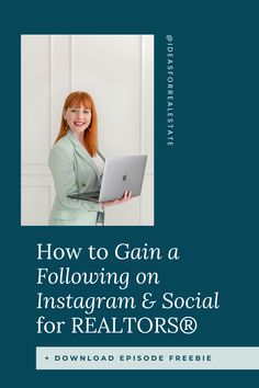 realtors social media marketing strategy Gain Followers On Instagram, New Real Estate Agent, Becoming A Realtor, Followers On Instagram, Gain Followers, How To Gain, Meaningful Connections, Social Media Presence