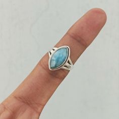 "Important : PLEASE ENTER YOUR PHONE NUMBER IN THE \"NOTE TO SELLER\" SECTION DURING CHECKOUT, SO THAT THE DELIVERY CAN BE HASSLE FREE. Material: Solid Sterling silver Stone: Larimar stone size: varies( According to the ring sizes) ships worldwide from India 925 stamped Handmade item Our products are totally handmade and made with high quality gemstones and 925 solid sterling silver. If you believe in buying top quality products for yourself and for your family and friends, SilverDynasty is the Unique Turquoise Larimar Gemstone Ring, Unique Turquoise Larimar Ring, Bohemian Larimar Ring As A Gift, Unique Silver Larimar Rings, Stamped 925 Larimar Rings As A Gift, Unique Larimar Turquoise Ring As Gift, Turquoise Larimar Ring In Silver, Silver Larimar Ring Stamped 925, Silver Larimar Promise Ring