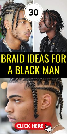 Introduction Braids have long been a versatile and expressive hairstyle for black menoffering a blend of cultural heritage and modern styleWhether you’re looking for a low-maintenance solution or Hair Colours For Dark Skin, Boy Box Braids, Single Plaits, Box Braids Men, Cornrow Braids Men, Braids With Fade, Braided Man Bun