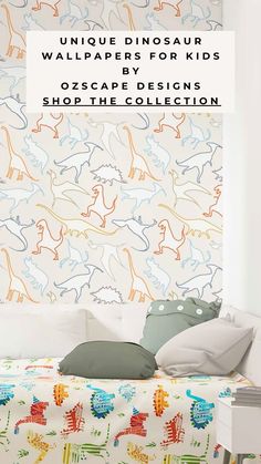 Looking for a fun and easy way to revamp your little boy's bedroom or nursery? 🌟Ozscape Designs offer unique, peel-and-stick wallpaper that will captivate your child's imagination! 🦕🌌 Featuring dinosaurs, space, animals, and nature elements, these stunning designs are perfect for any boy's space. 🐾 Don't miss out - shop the collection now! 💫 Peel And Stick Wallpaper Boys, Wallpaper For Kids Room, Jungle Theme Nursery, Woodland Nursery Boy, Wallpaper For Kids, Boy Nursery Themes, Space Animals