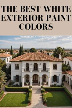 the best white exterior paint colors for your home and garden, from top to bottom