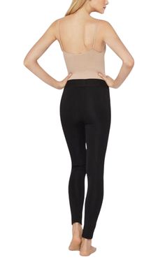 Designed for a figure-sculpting fit, the Mason Legging is crafted from non-pilling stretch ponte. The wide waistband lends exceptional comfort and ease to these endlessly versatile leggings. Pull-on79% rayon, 15% nylon, 6% spandex ponteHand washMeasures approximately 29.5" at inseam.Classic fit.Color: black High Stretch Mid-rise Elastane Leggings, Compressive Mid-rise Elastane Tights, Mid-rise Elastane Leggings For Pilates, Compression Leggings With Contoured Waistband, High Rise High Stretch Leggings, High Rise Tight Elastane Leggings, High Rise High Stretch Elastane Leggings, Stretch Mid-rise Leggings With Contoured Waistband, High Stretch High Rise Elastane Leggings