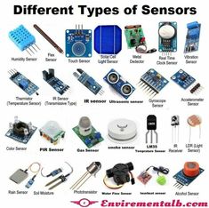 the different types of sensor components