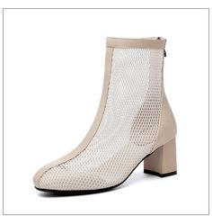 Gender: For WomenStyle: Fashion,KoreanOccasion: Casual,Party/Club,Office/CareerHeel Height: 6cmPlatform Height: 0.5cmSeason: Spring,Summer,Fall/Autumn,WinterPackage Contents: 1 x Shoes (Pair)Please see our size guide as below, you can choose the size according to your foot length and width.If your foot is a little wide and thick, we suggest you choose 1 size larger.Size Guide:28 = foot length 18.5-19cm (Foot width=6.5-7cm)29 = foot length 19-19.5cm (Foot width=7cm)30 = foot length 19.5-20cm (Foo White Mid-calf Boots With Medium Width, Elegant White Pointed Toe Mid-calf Boots, White Mid-calf Boots With Stacked Heel And Pointed Toe, White Pointed Toe Mid-calf Boots Medium Width, Western White Mid-calf Boots With Reinforced Heel, Chunky Heel Booties, Oxford Brogues, Christmas Leggings, Casual Party