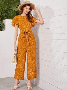 Jumpsuit Designs, Boho Style Jumpsuit, Girls Jumpsuit, Evening Dress Patterns, Cotton Short Dresses, Simple Kurta Designs, Polka Dot Jumpsuit, Designer Jumpsuits