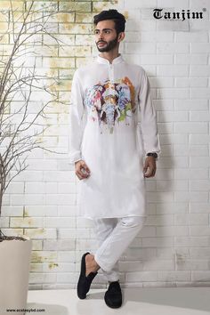 Boishakh Vibes..!!  Mens Color Splashed Panjabi: Price- BDT 2476 Panjabi For Men Bengali, Traditional Mens Wear, Bride Fashion Illustration, A Level Art Sketchbook, Kurta Men, Dress Painting, Mens Kurta Designs, Men's Kurta, Bangla Quotes