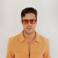 Upgrade your wardrobe for the new season with our best-selling aviators with trending orange lenses. Made from durable materials with UV protection, these square frame orange aviators are perfect for standing out in a crowd. This unisex orange tinted style has been spotted on Dwyane Wade and featured in Who What Wear magazine. Handcrafted frames. Rx-ready, complete with polarized lenses for 100% UVA/UVB protection. Reinforced with optical-grade stainless steel hardware and wire cores for a perfe Standing Out In A Crowd, Dwyane Wade, Square Frame, Polarized Lenses, Ice Cube, Square Frames, Who What Wear, New Season, Uv Protection